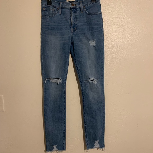 Madewell 9" High Rise Skinny Jean Light Denim 27